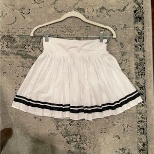 NWOT White Pleated Tennis Skirt